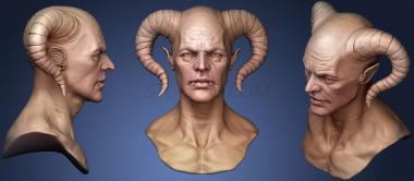 3D model Demon Head 2 (STL)